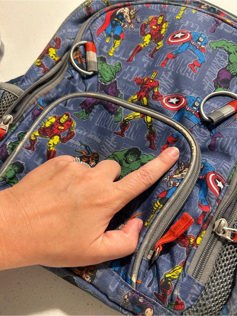 Pottery Barn Marvel Avengers backpack toddler size - Picture 5 of 5